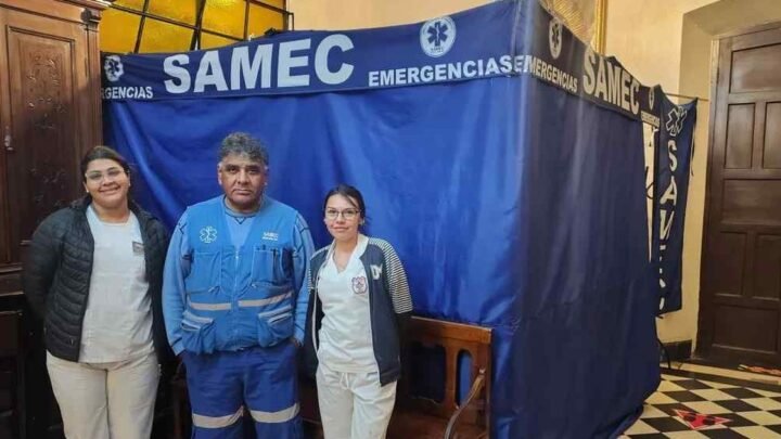 puesto sanitario Catedral Milagro Salteño