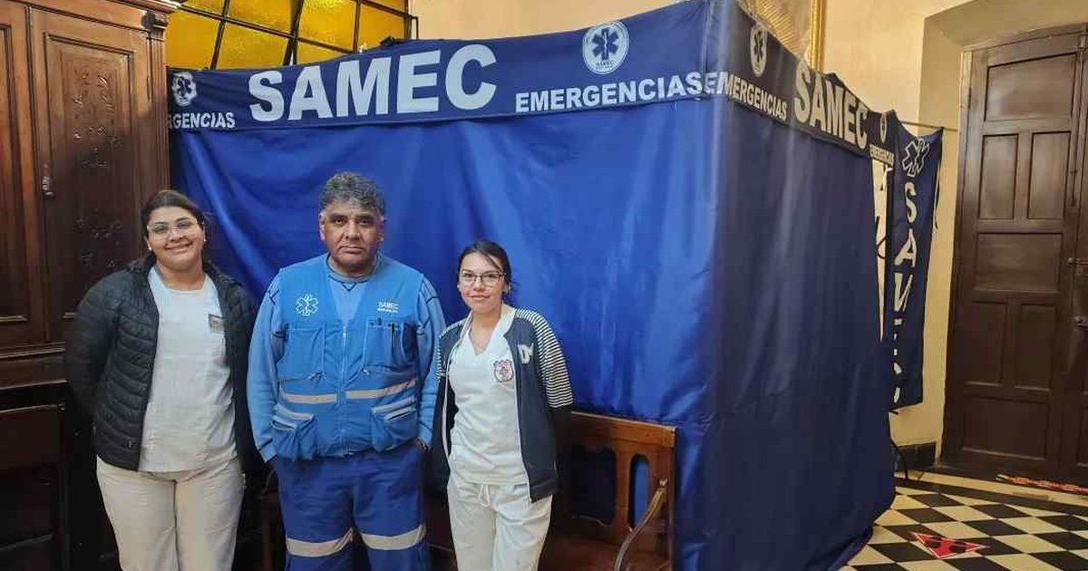 puesto sanitario Catedral Milagro Salteño