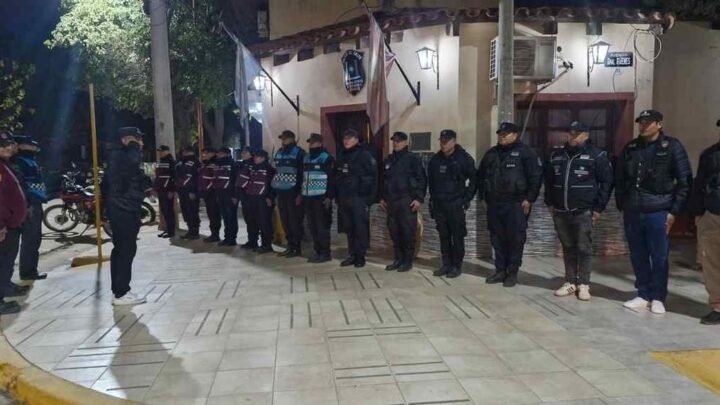 Operativos en Joaquin V. Gonzalez