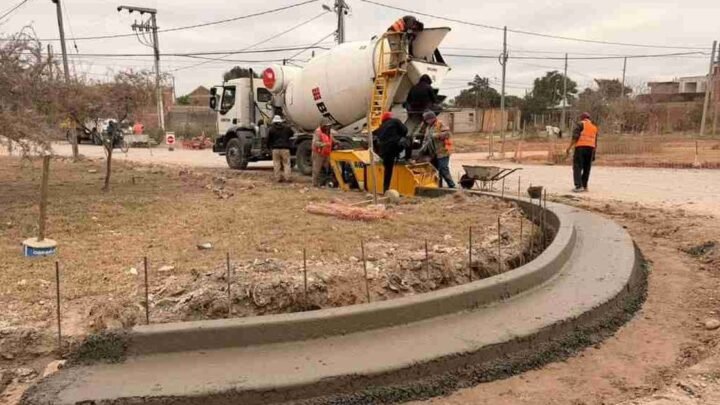 obras de calzada Av. Ángel Vargas