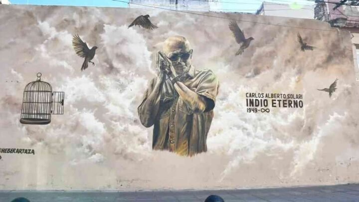 mural Indio Solari Salta