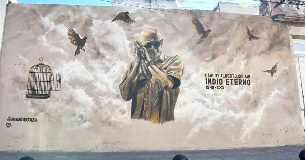 mural Indio Solari Salta