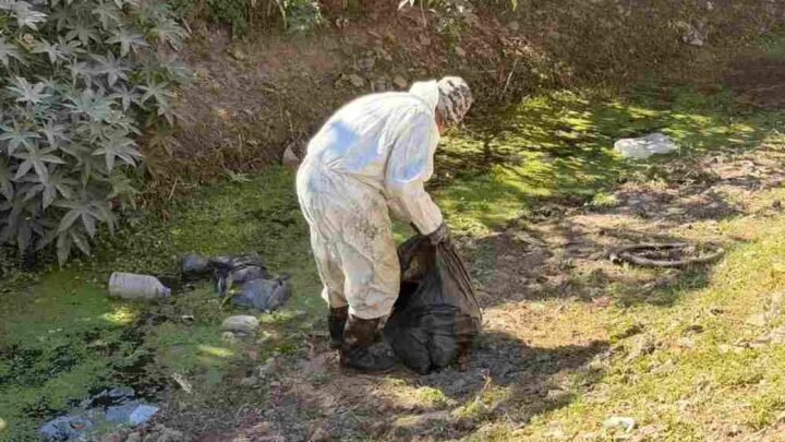 limpieza integral canal pluvial Villa Juanita
