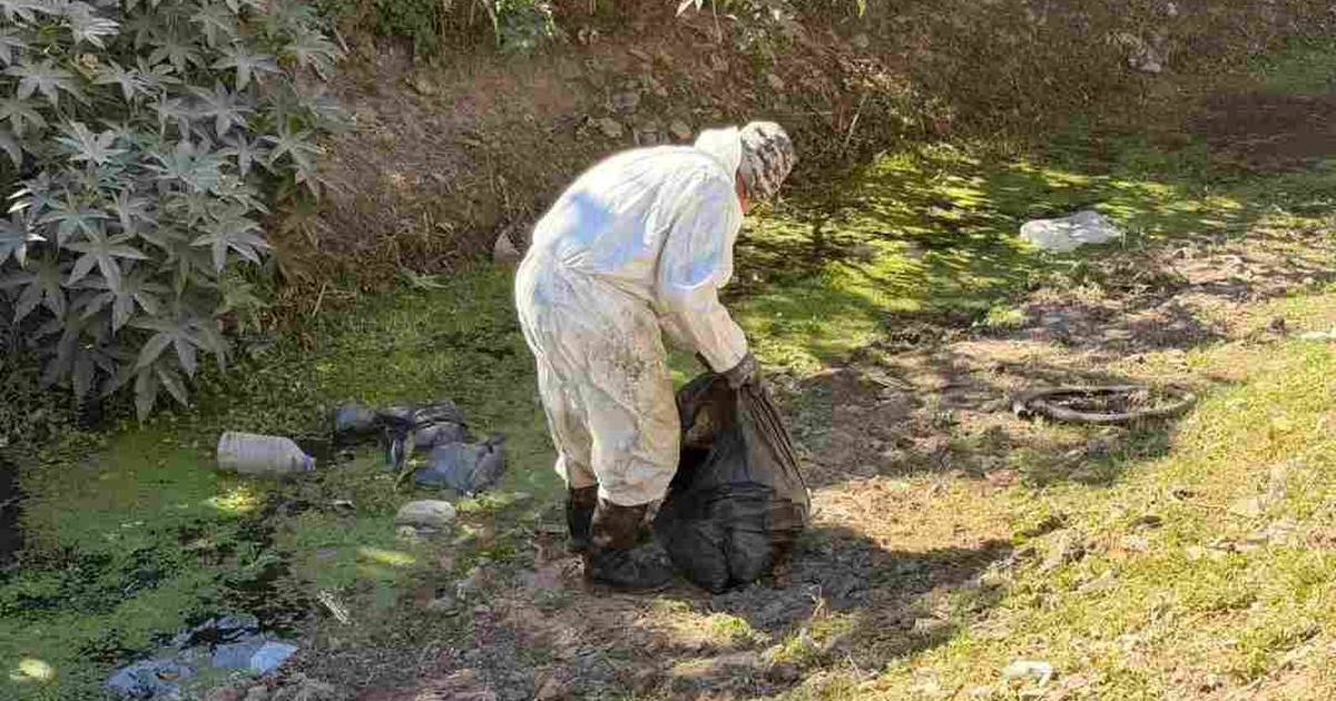 limpieza integral canal pluvial Villa Juanita