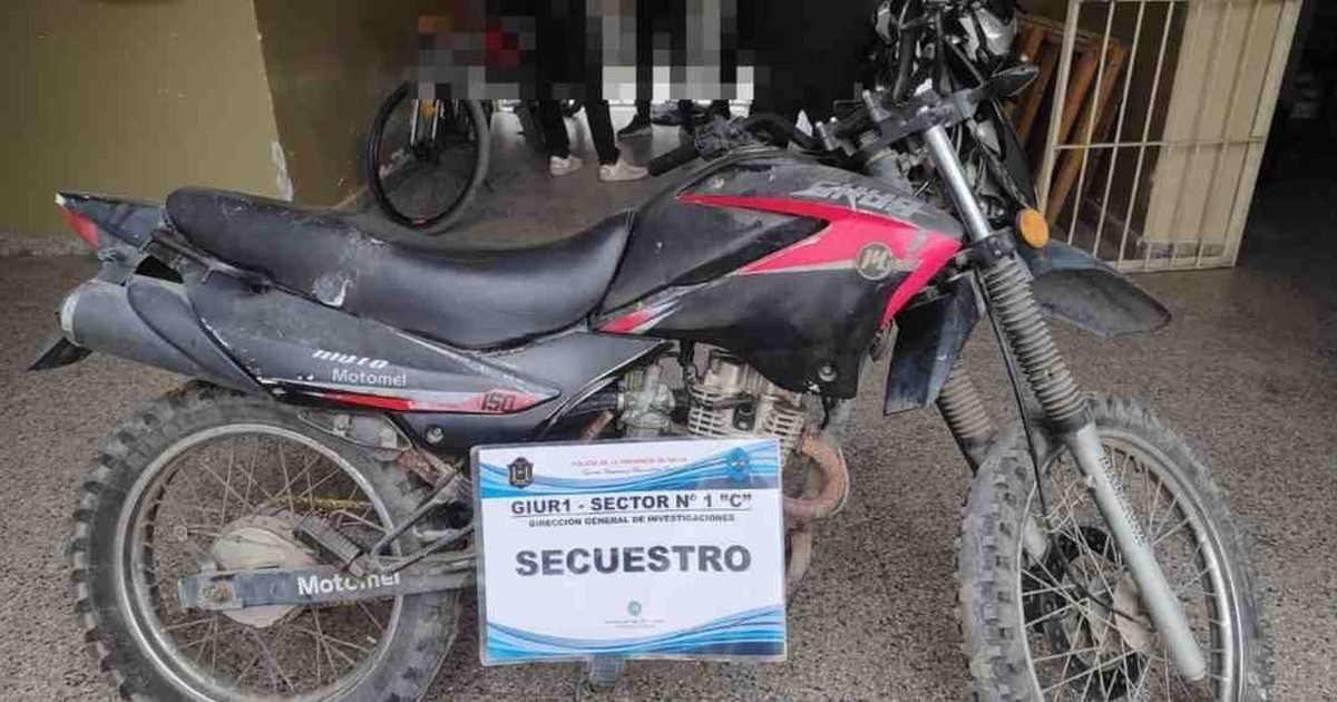 Capital Joven demorado moto robada