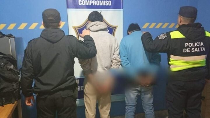 detenidos por hurto en Apolinario Saravia