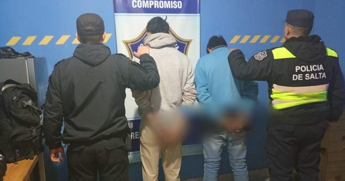 detenidos por hurto en Apolinario Saravia