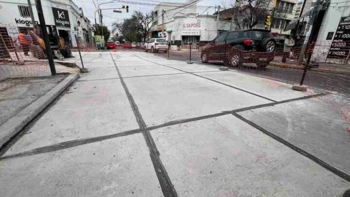 renovación de calzada 12 de Octubre y Mitre