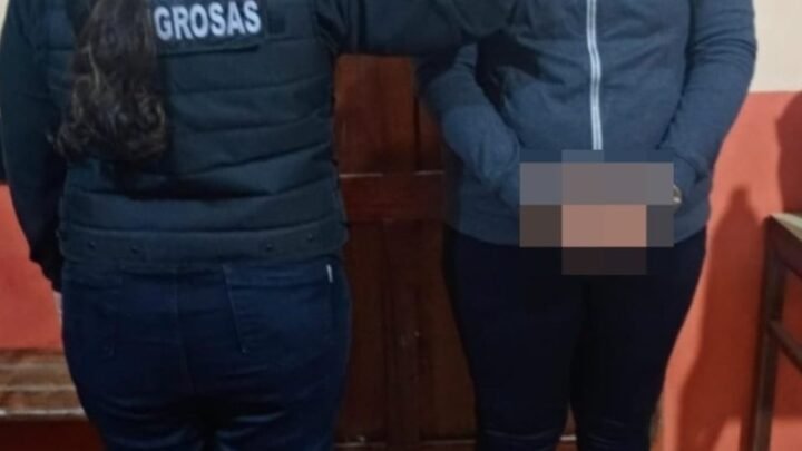 mujer detenida con cocaína en taxi