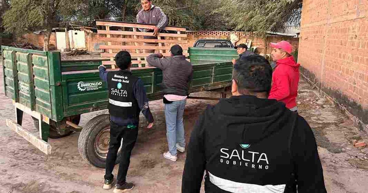 asistencia a familias afectadas por inundaciones