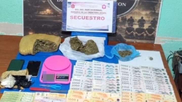 detenido con más de 4000 dosis de marihuana