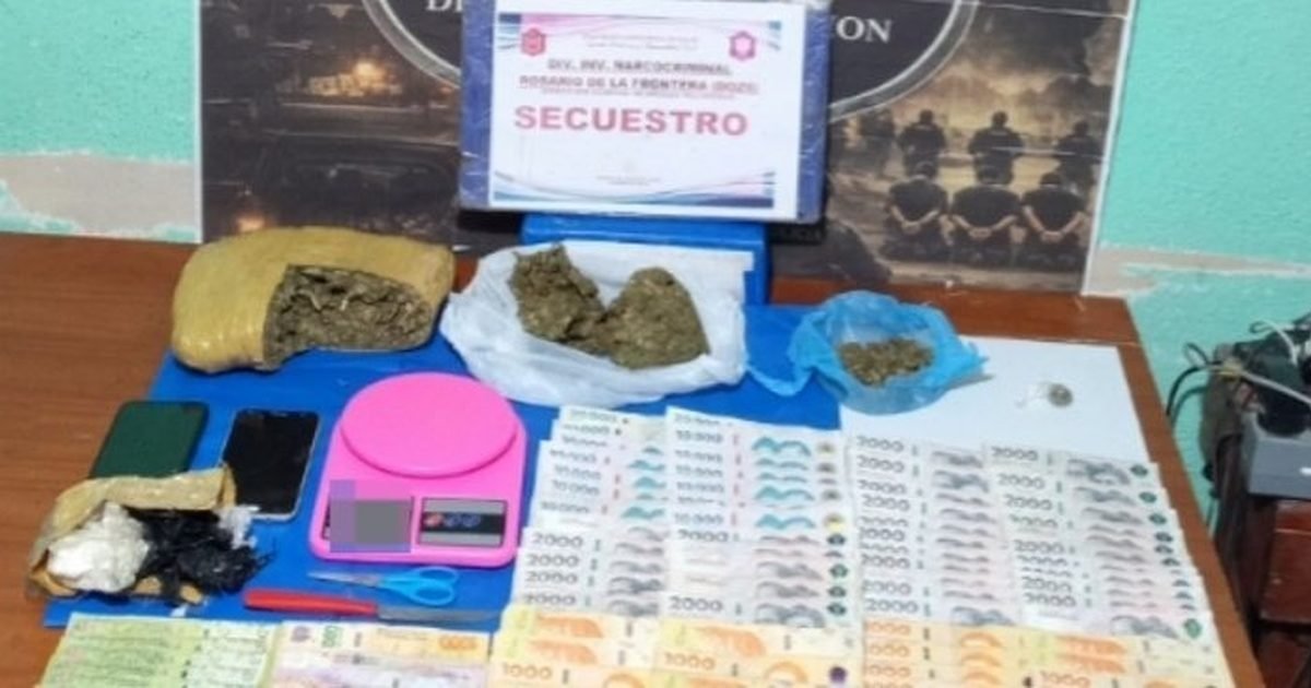 detenido con más de 4000 dosis de marihuana
