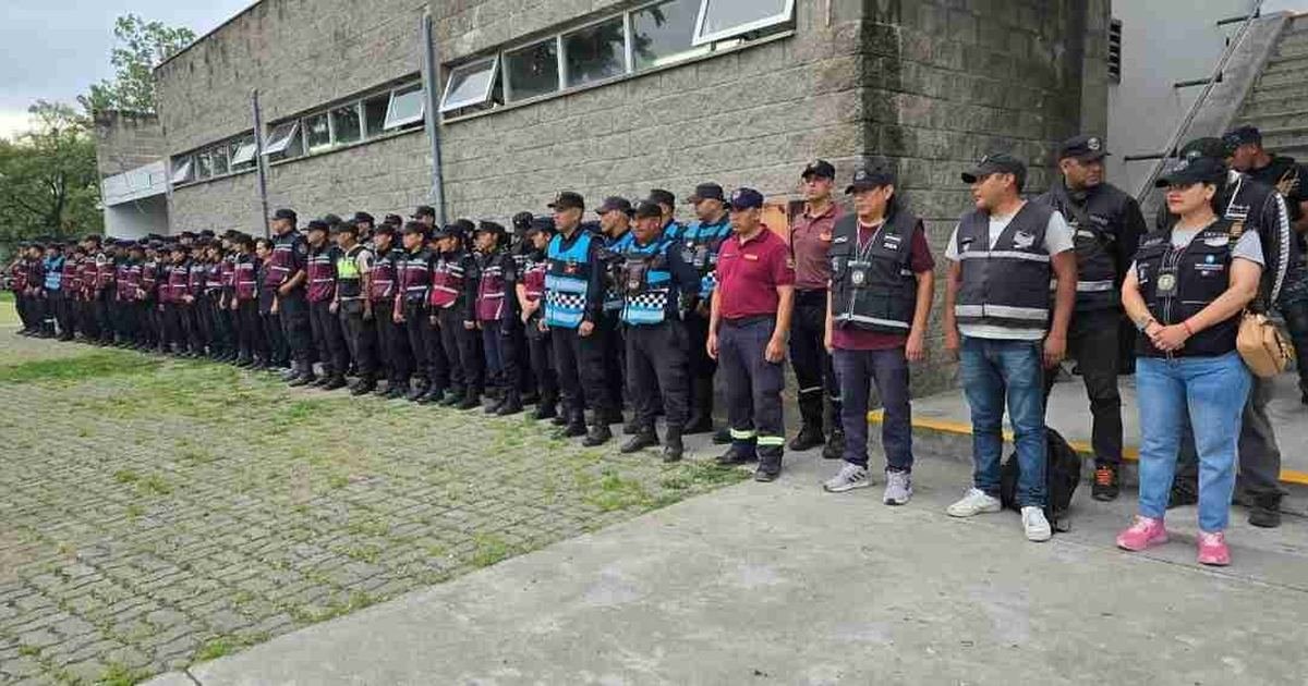 operativo de seguridad Boca vs Paranaense