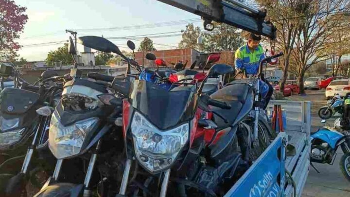 secuestraron 36 motos