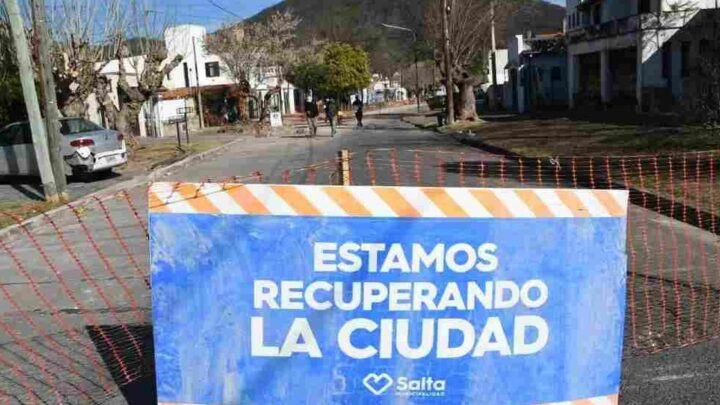 renovación de la calzada Tres Cerritos