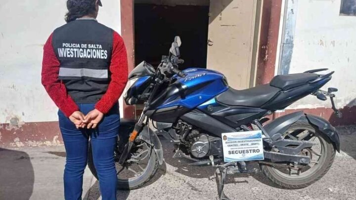 motocicleta robada barrio Don Emilio