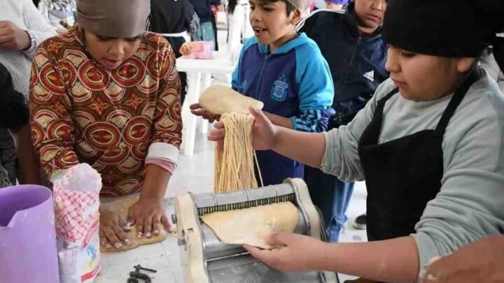 taller de cocina fideos caseros