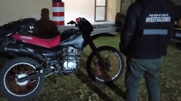motocicleta robada