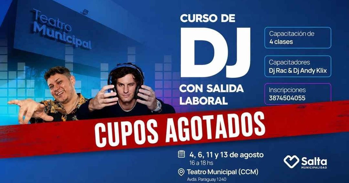 Curso de DJ con salida laboral