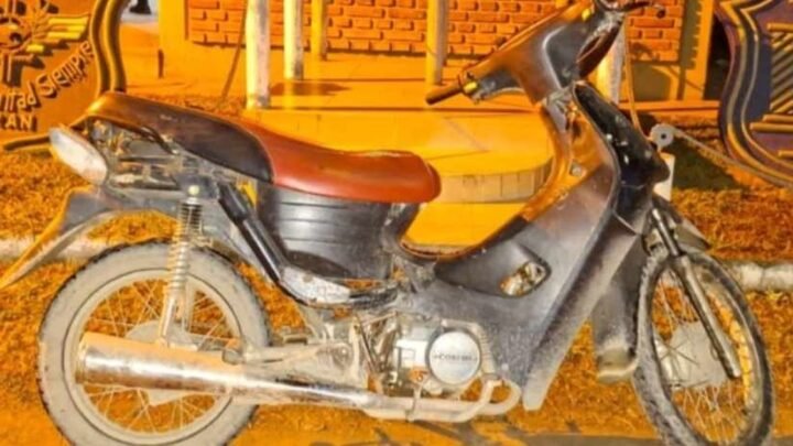 Moto con pedido de secuestro