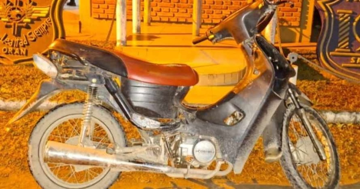 Moto con pedido de secuestro