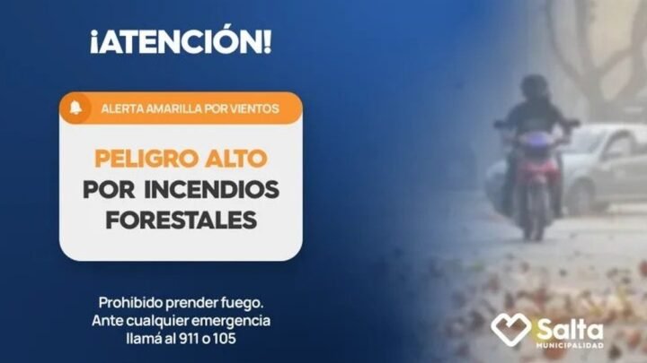 alerta de incendios forestales