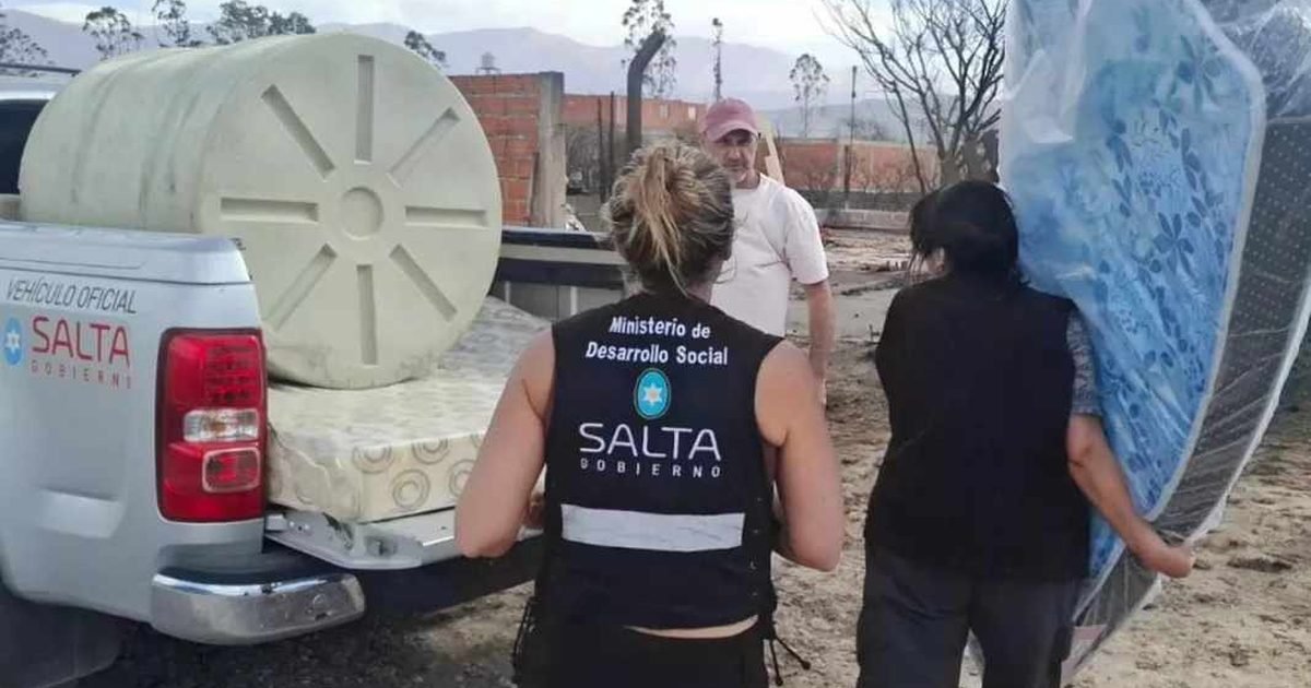 asistencia a familias afectadas