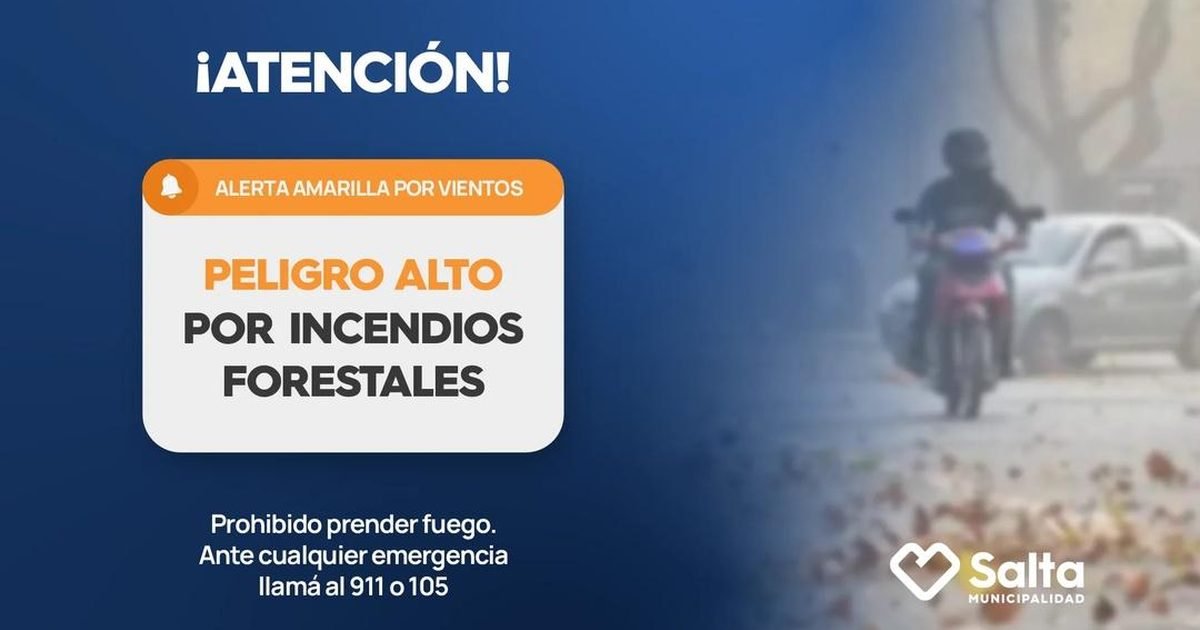 vientos e incendios forestales