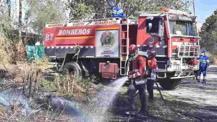 fuertes vientos y riesgo de incendios