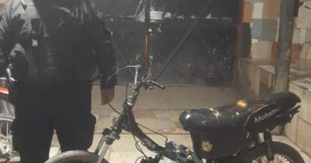 moto con motor adulterado