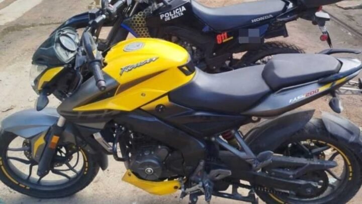 motocicleta robada barrio Fátima