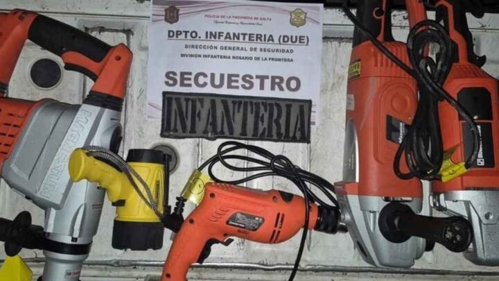 detenidos por robo en Rosario de la Frontera