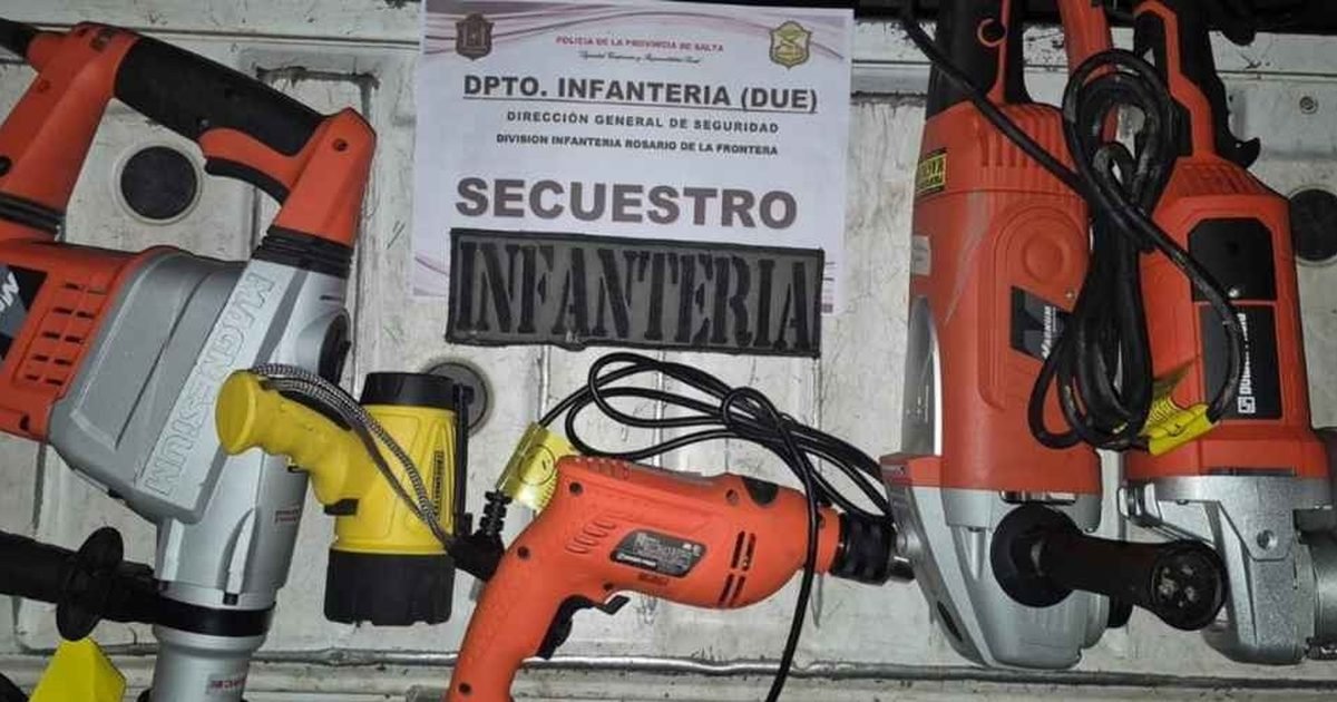 detenidos por robo en Rosario de la Frontera