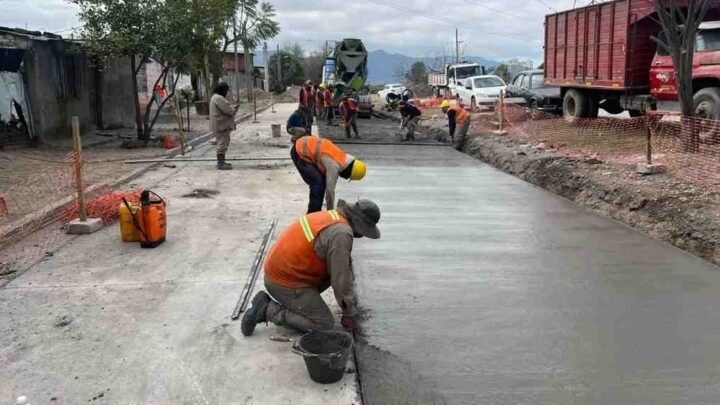 construcción de la nueva calzada
