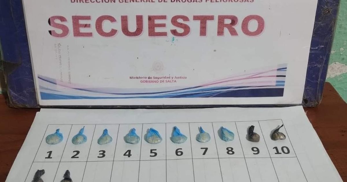 incautan cocaína en Rosario de la Frontera