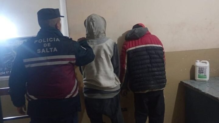 detenidos tras robar en obra