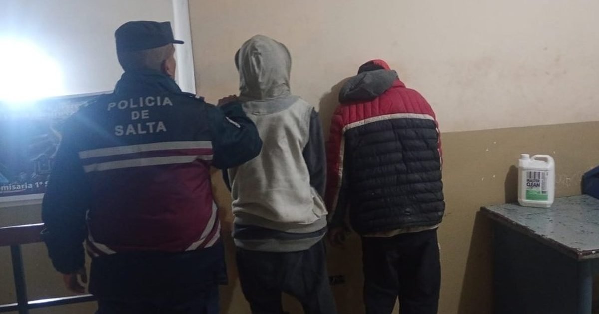detenidos tras robar en obra