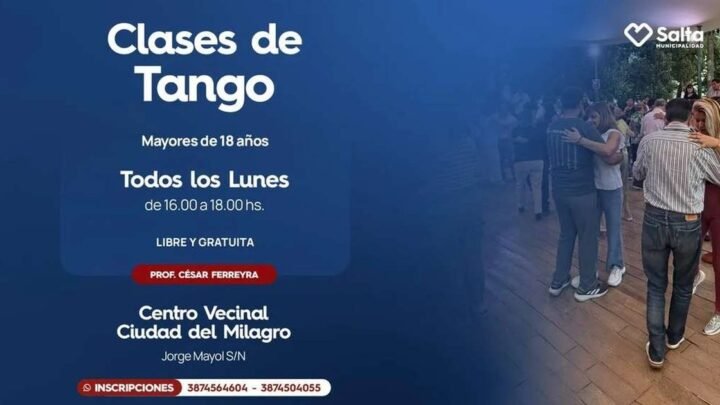 clases gratuitas de tango