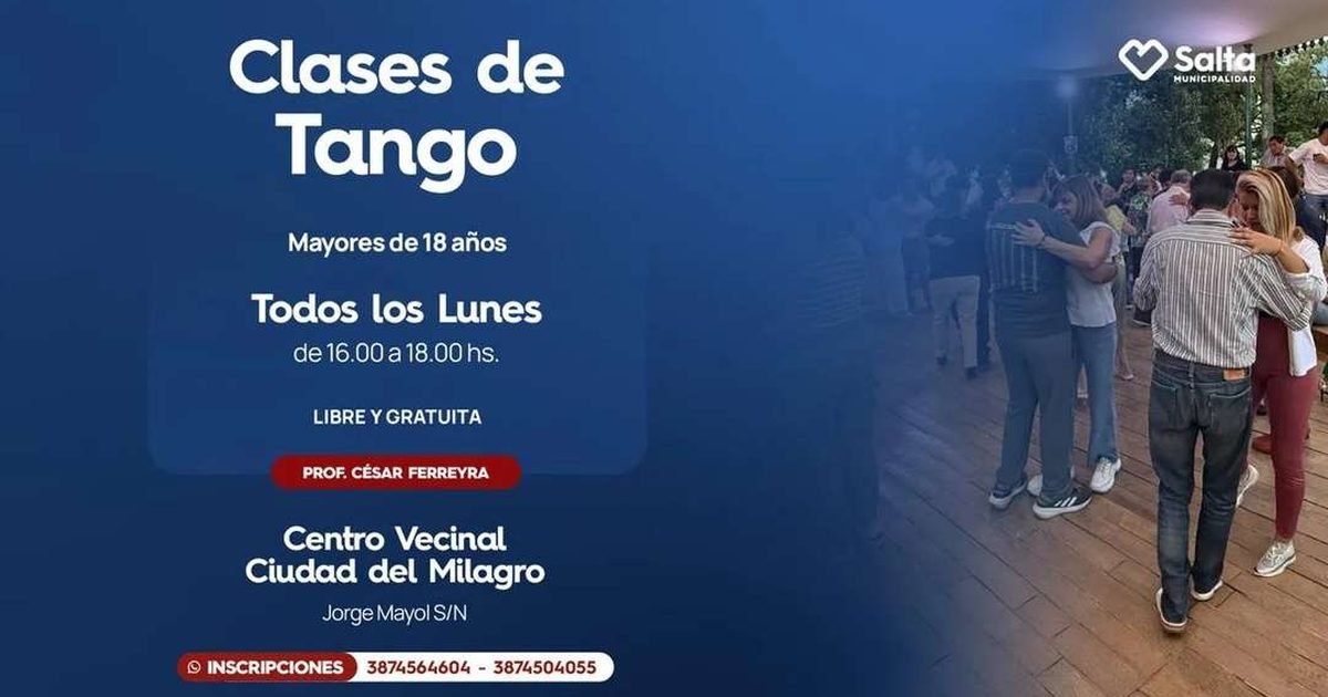 clases gratuitas de tango