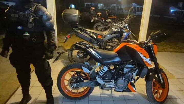 moto robada recuperada