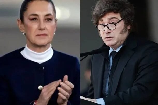 Claudia Sheinbaum Javier Milei rechaza acusaciones campaña contra Argentina