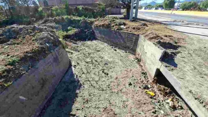 canal pluvial Capitanes de Güemes