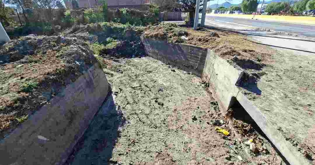 canal pluvial Capitanes de Güemes