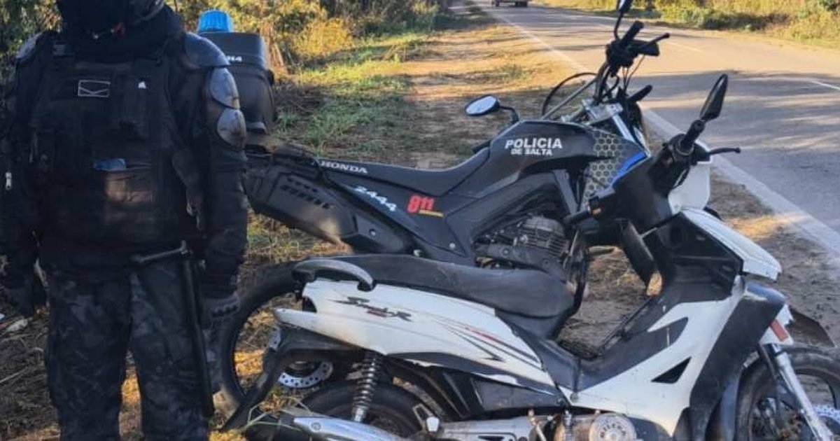 secuestran motocicleta ruta 34
