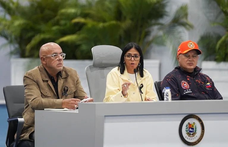 Delcy Rodríguez Venezuela terremotos sanciones solicita levantar