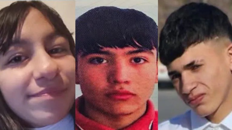desaparecidos Neuquén Intensa búsqueda tres adolescentes