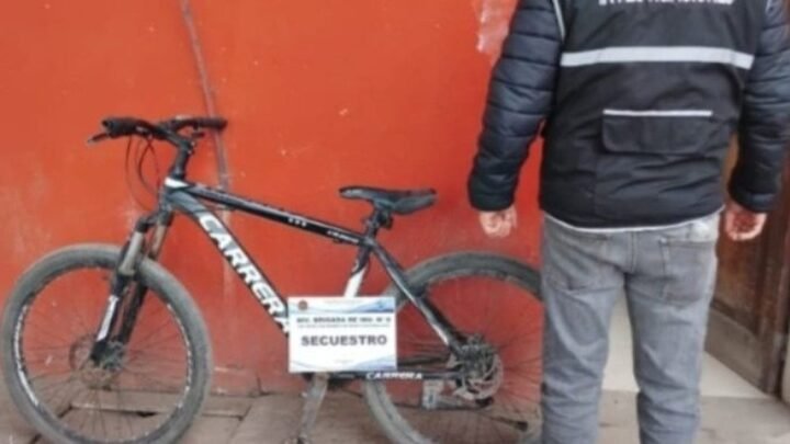 Pichanal secuestran bicicletas