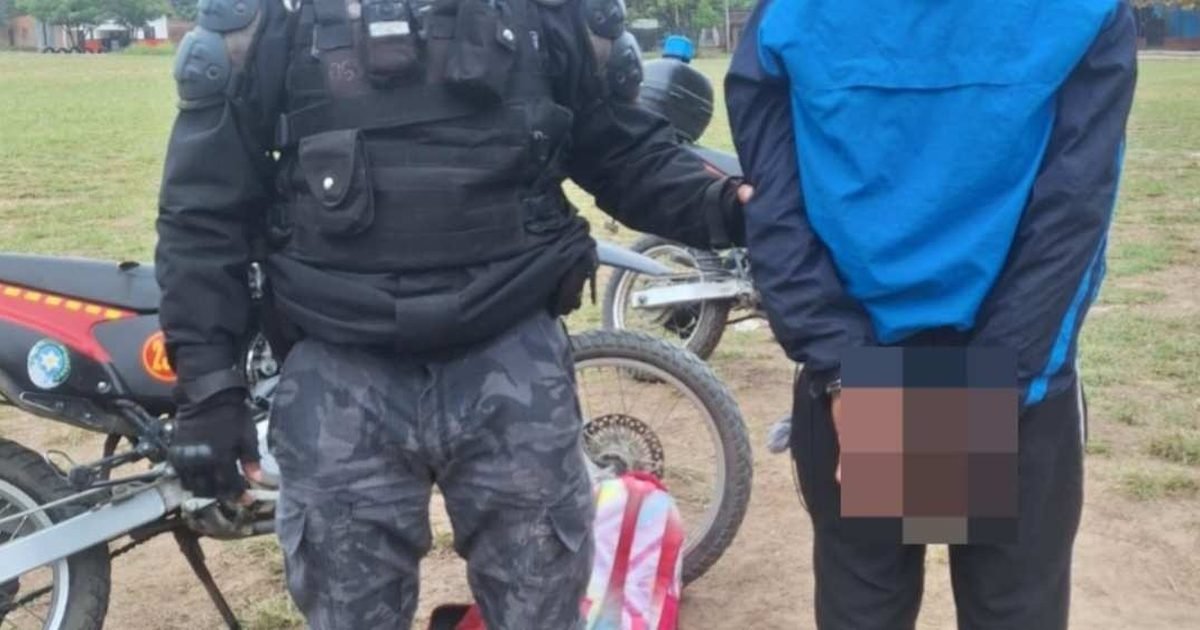 hombre con pedido de captura por robo