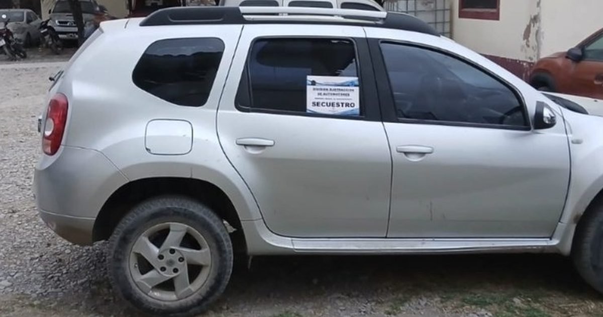 camioneta robada barrio Santa Cecilia