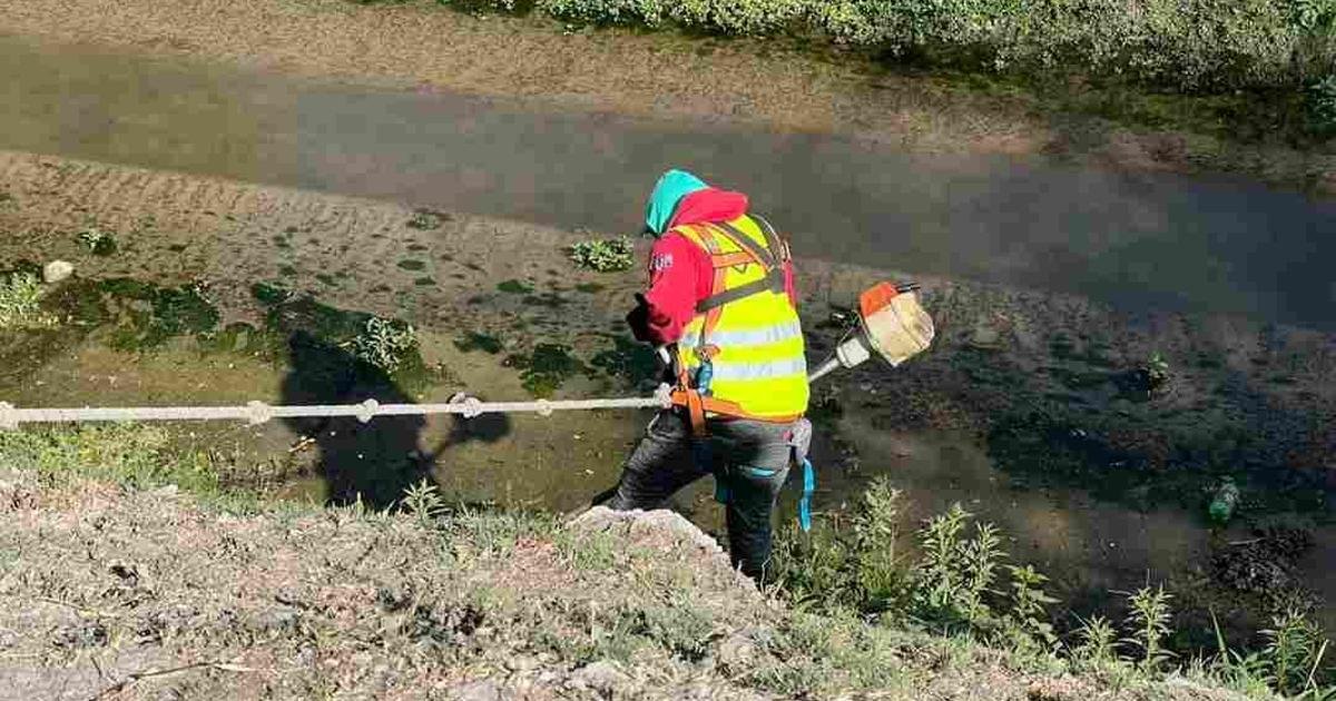 limpieza integral canal Yrigoyen